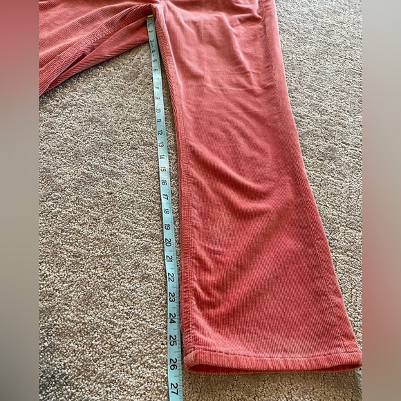 Pilcro The Yaya Mid-Rise Corduroy Crop Jeans, Color Pink/Rose, Anthropologie, 31 - Picture 10 of 16